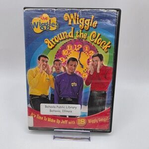 The Wiggles Wiggle Around the Clock DVD 2004 Original Cast 18 Wiggly Songs Kids